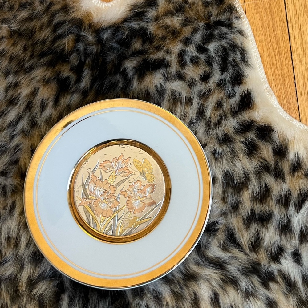 Vintage 24k Plate